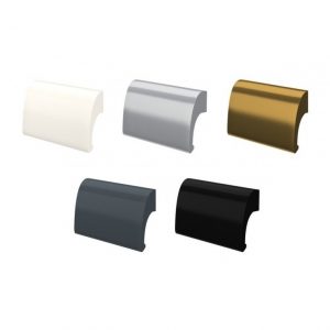 Aliuminės balkoninės rankenėlės DELUXE, įvairių spalvų